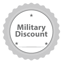 active-military-discount badge